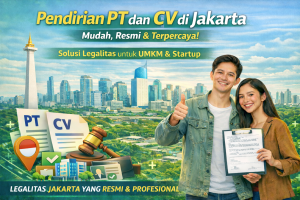 pendirian PT dan CV di Jakarta resmi untuk UMKM, startup, dan pebisnis pemula