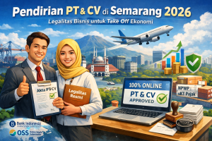 Pendirian PT dan CV di Semarang 2026 secara online dan legal